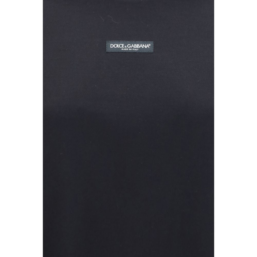 Dolce & Gabbana Schwarzes Baumwoll-T-Shirt