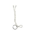 Prada White Recycled Polyamide Keychain