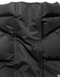 Veste matelassée noire Dolce & Gabbana DGVIB3 avec broderies, style chaud et élégant, vue de face.