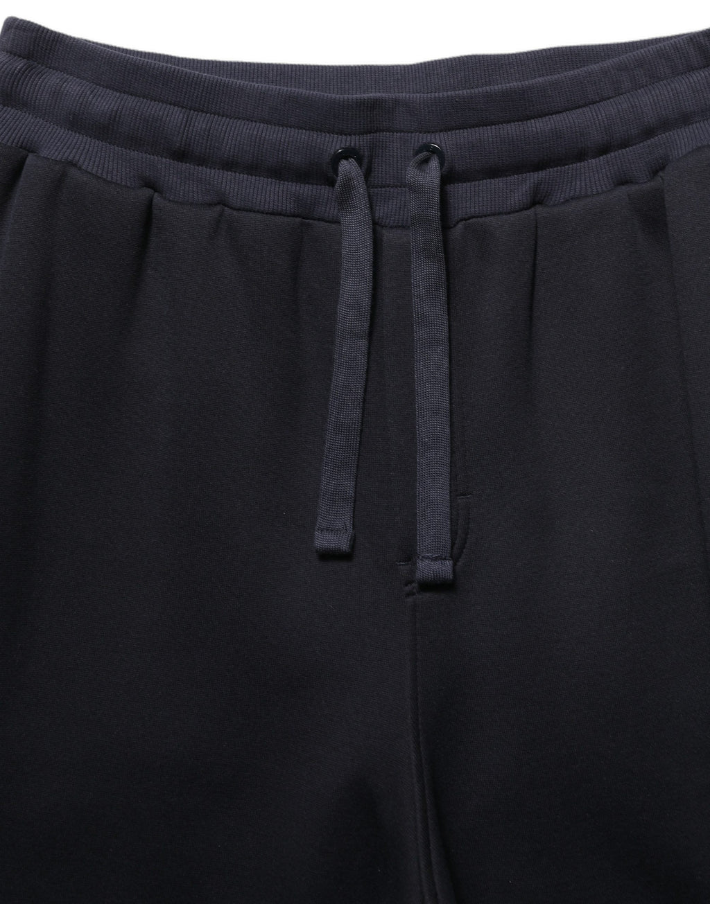 Pantalon de jogging noir Dolce & Gabbana pour homme, joggers en viscose avec ceinture à cordon, style décontracté et élégant.
