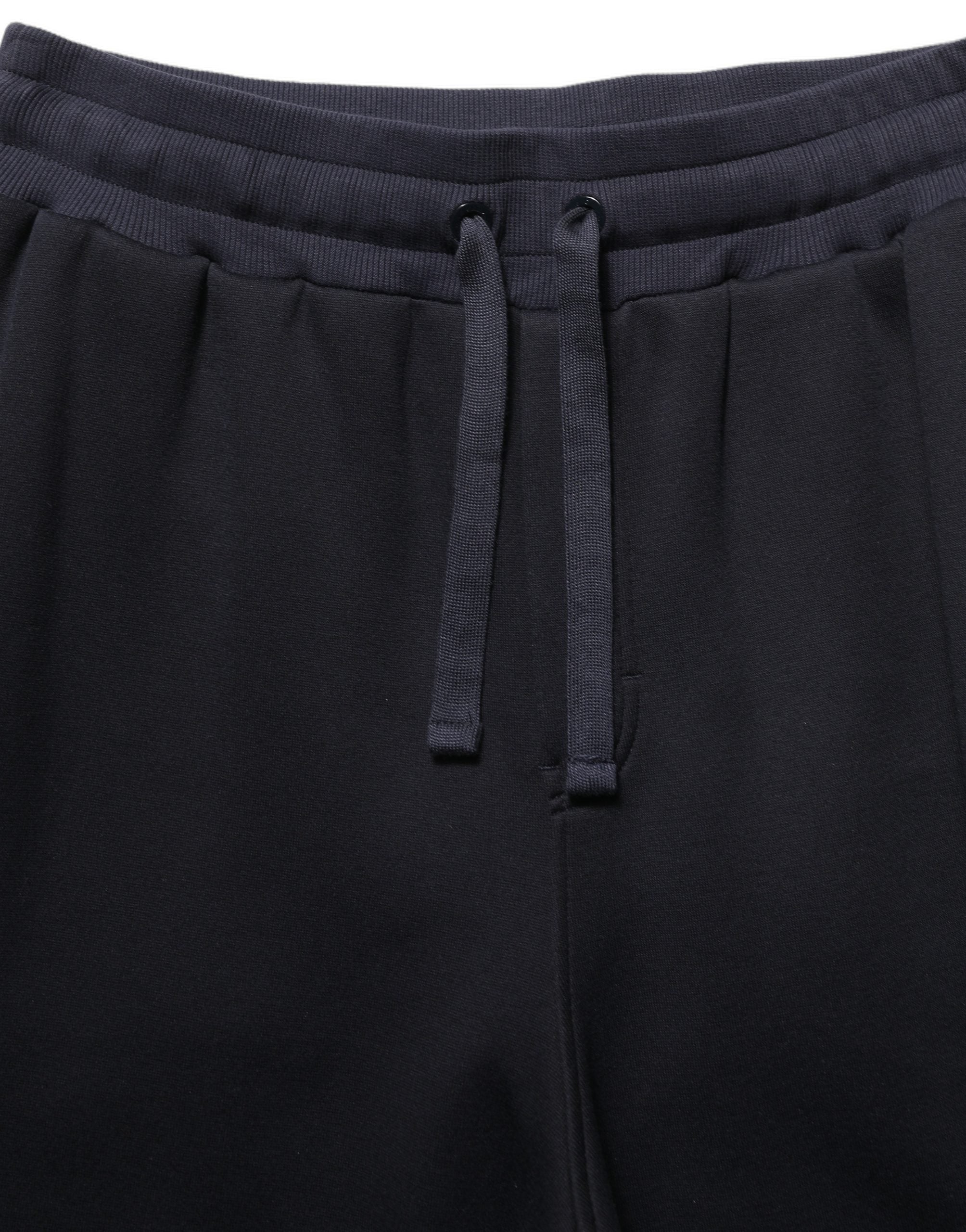 Pantalon de jogging noir Dolce & Gabbana pour homme, joggers en viscose avec ceinture à cordon, style décontracté et élégant.