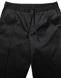 Pantalon de jogging noir Dolce & Gabbana pour homme en coton avec cordon de serrage, style décontracté et confortable.