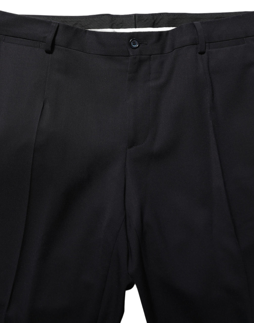 Costume homme noir en laine Dolce & Gabbana, costume deux pièces ajusté pour occasions formelles.