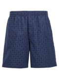 Givenchy Blaue Baumwoll-Bermuda-Shorts