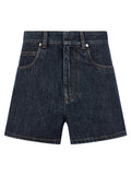 Fendi Bermuda-Shorts aus blauer Baumwolle
