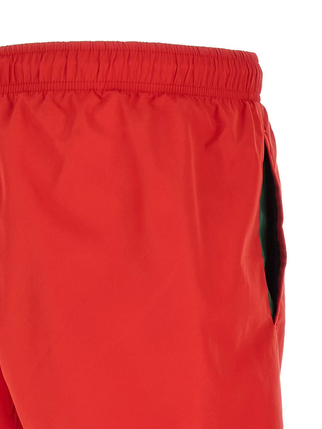 Shorts en polyester multicolores Lacoste, style décontracté, avec logo Lacoste visible, pour homme ou femme.