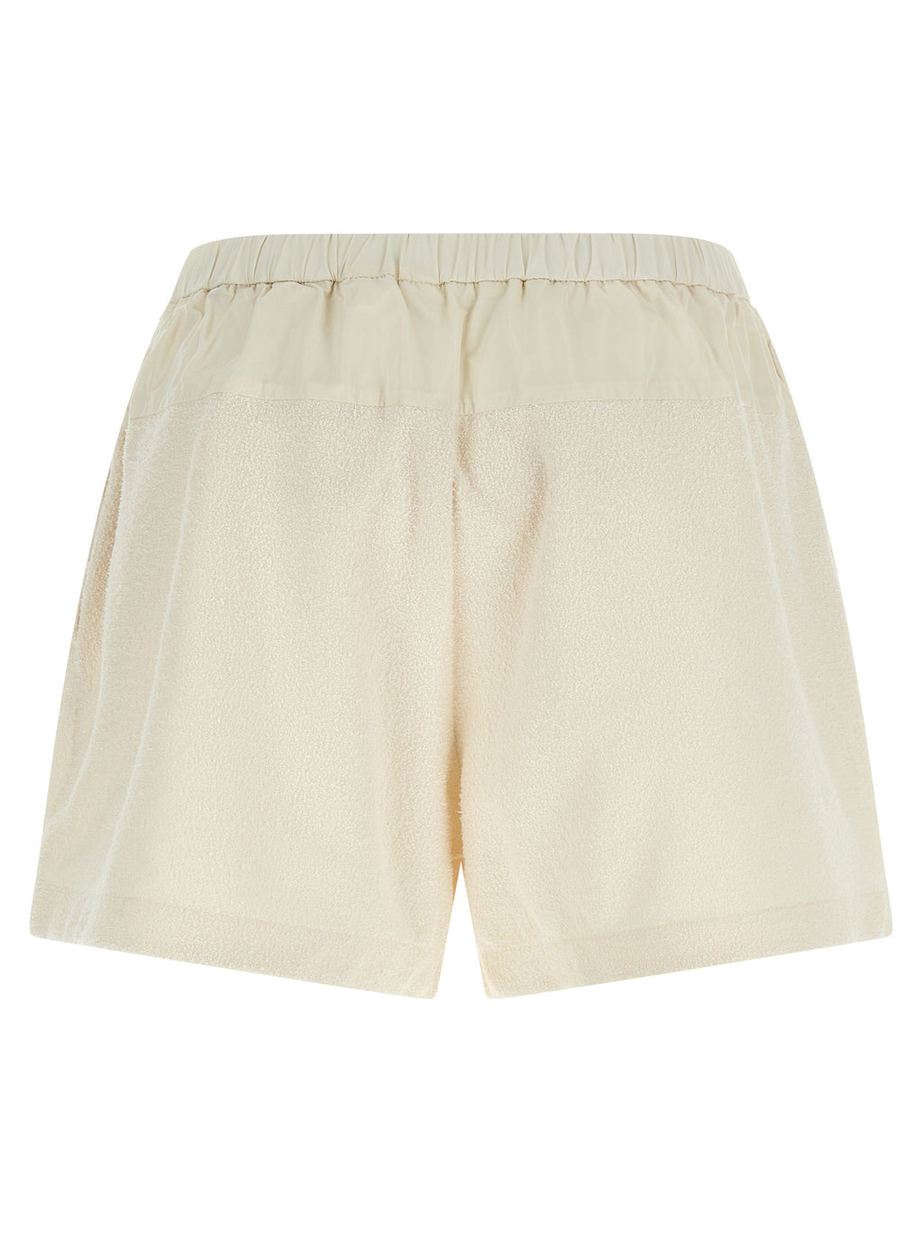 Moncler White Polyester Bermuda Shorts