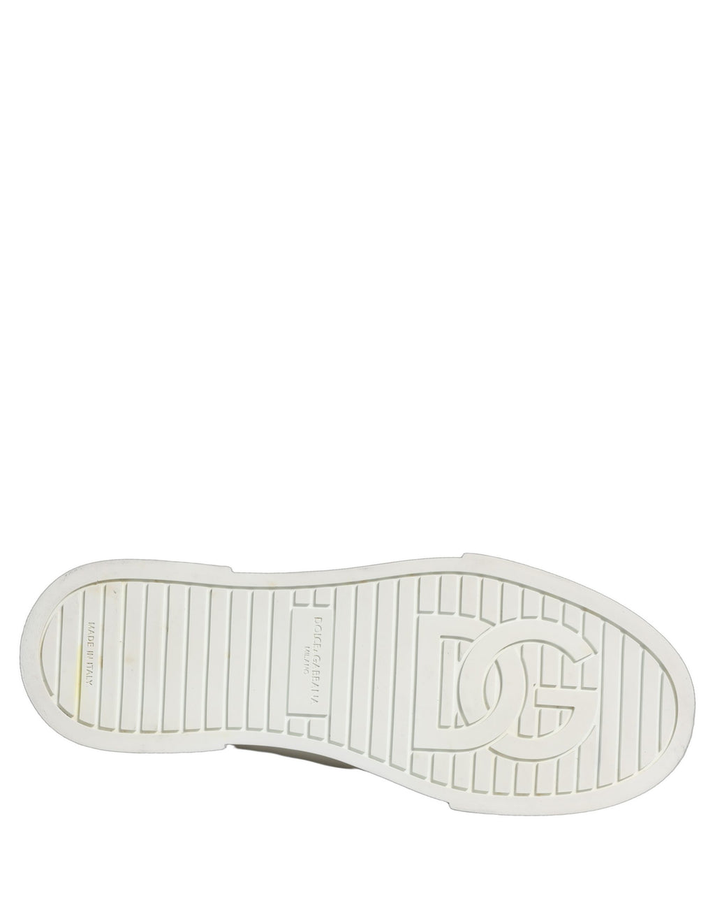 Chaussures basses Dolce & Gabbana en sequins bleus et blancs avec logo, sneakers élégants pour homme ou femme.
