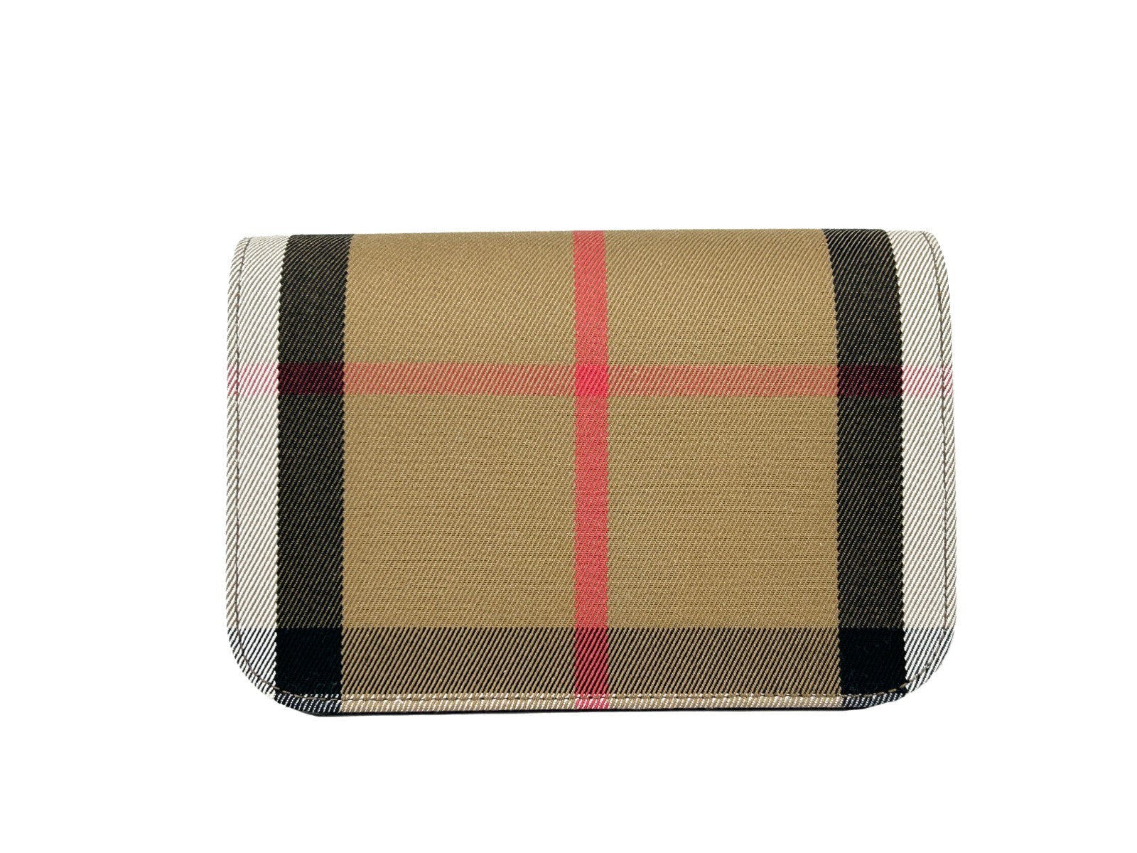 Sac à bandoulière en cuir noir Burberry Madison Small avec motif à carreaux, élégant et compact, pour un style sophistiqué.