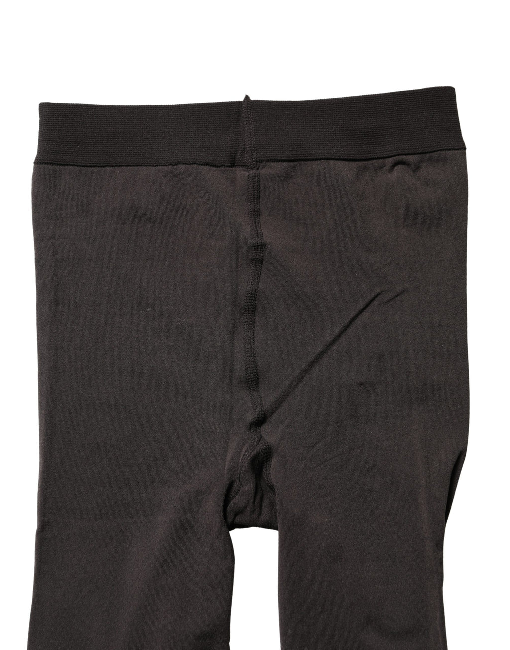 Collants noirs en nylon Dolce & Gabbana, chaussettes pour femmes, aspect lisse et opaque, avec logo discret.