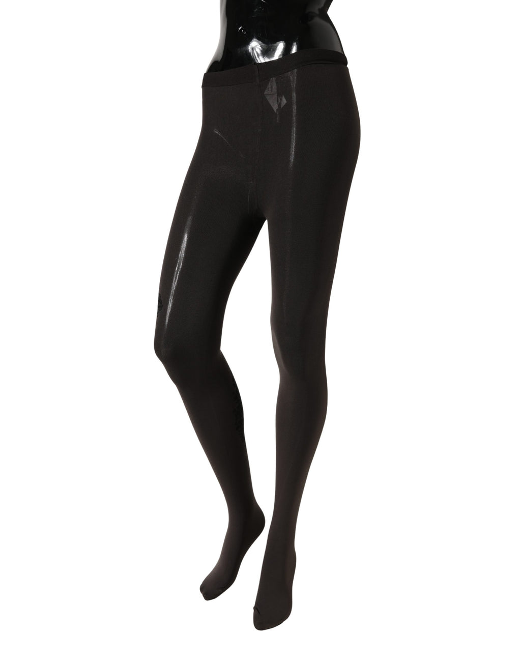 Collants noirs en nylon Dolce & Gabbana pour femmes, chaussettes ou bas élégants, ajustés et confortables.