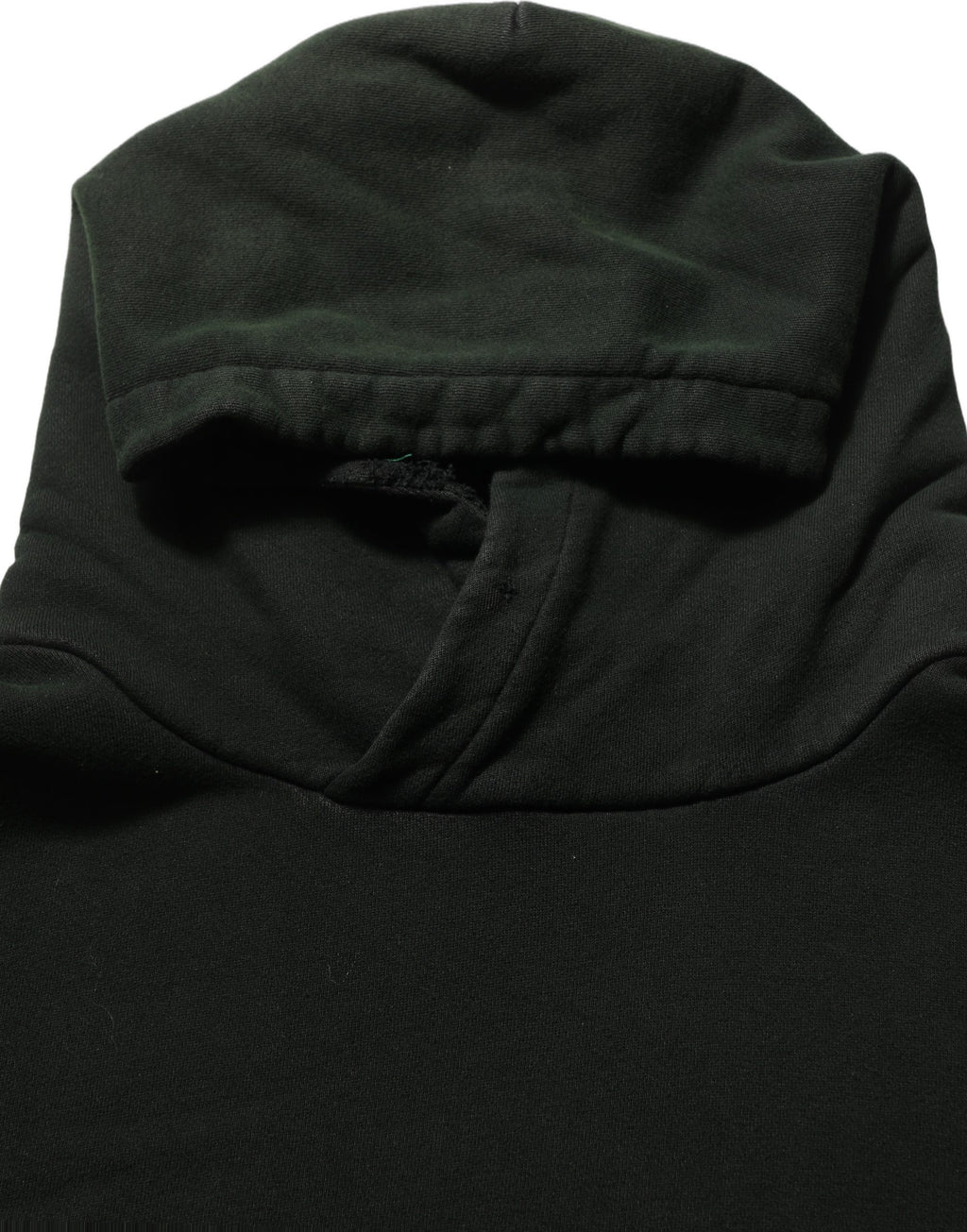 Sweatshirt à capuche en coton noir Dolce & Gabbana pour homme, style décontracté et moderne, visible avec logo discret.