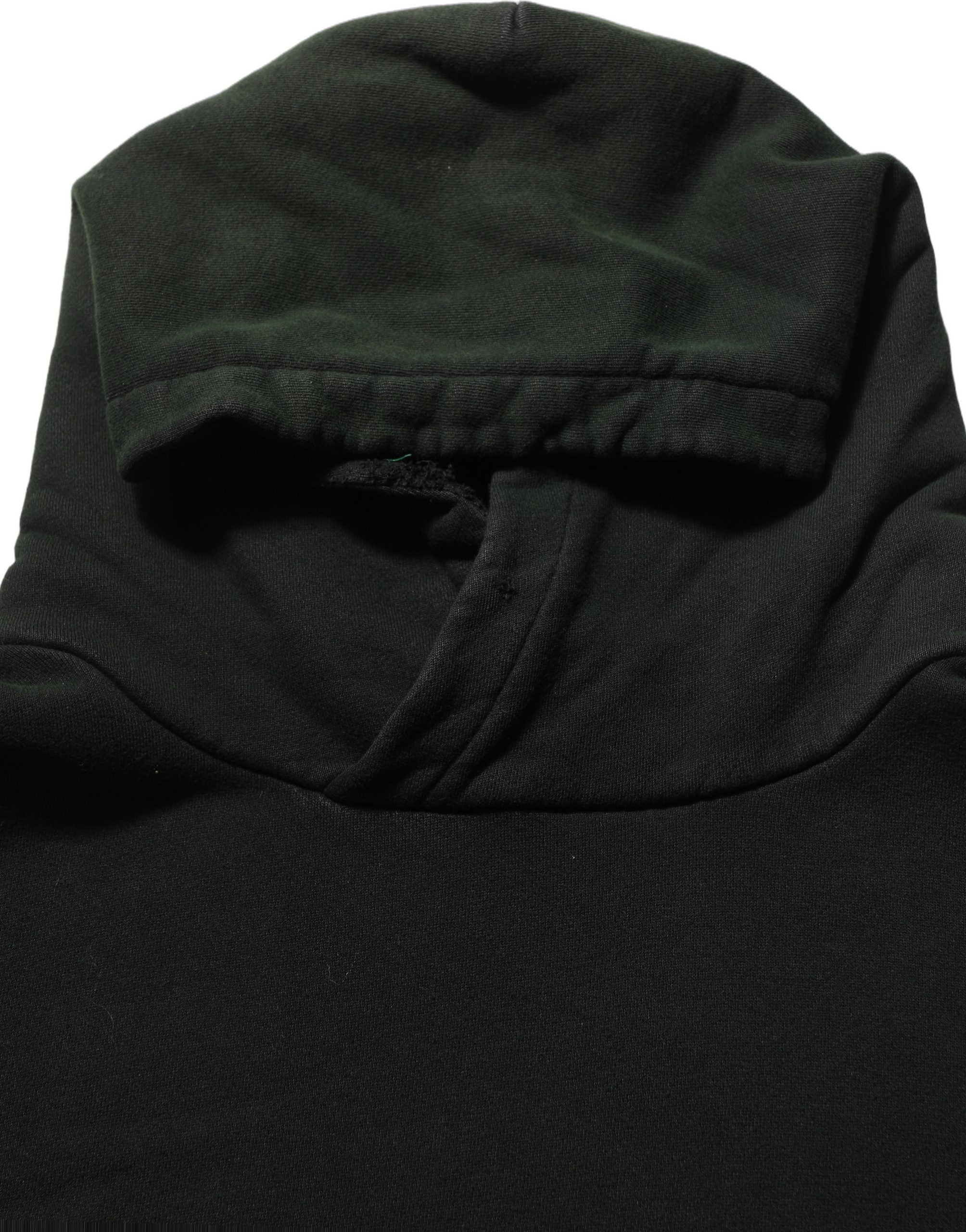 Sweatshirt à capuche en coton noir Dolce & Gabbana pour homme, style décontracté et moderne, visible avec logo discret.