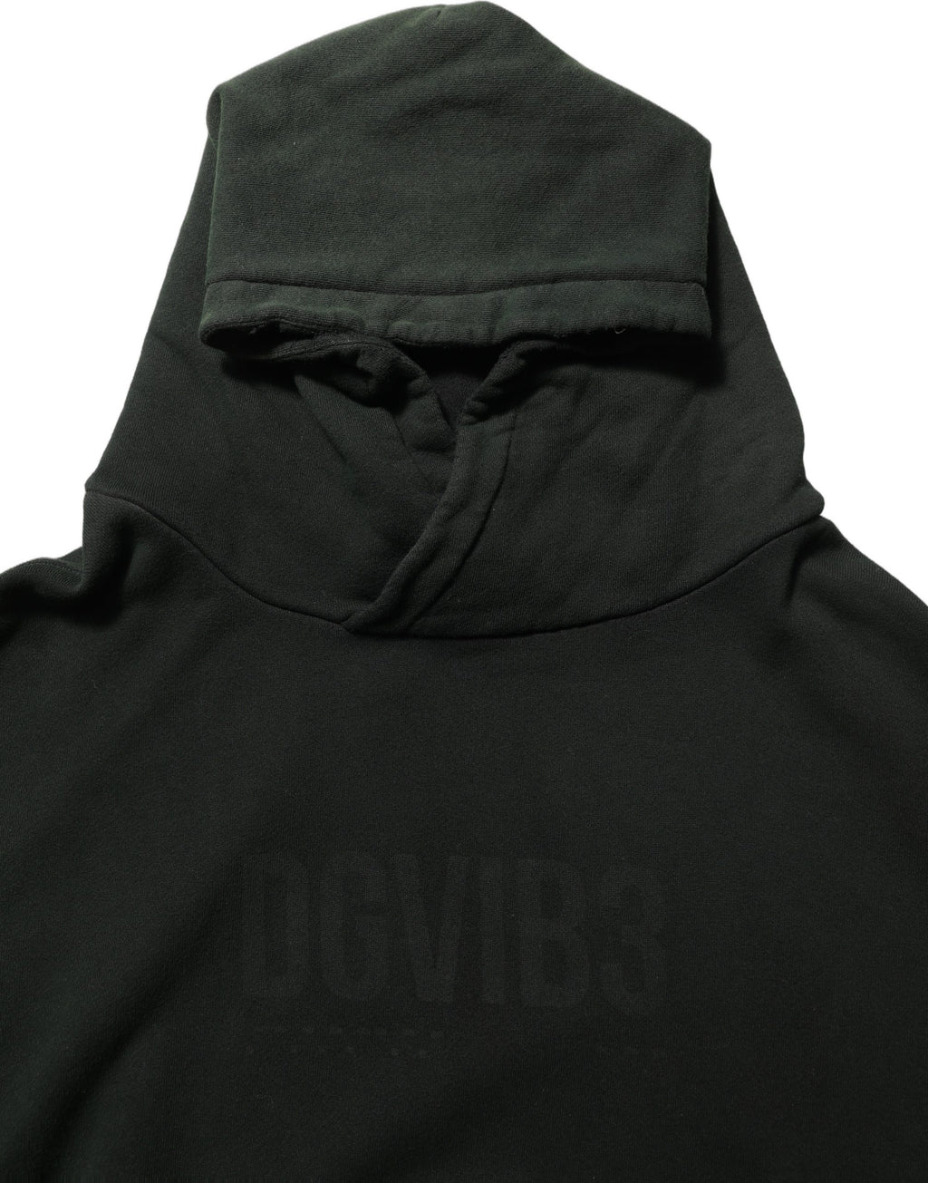 Sweat à capuche noir Dolce & Gabbana DGVIB3 pour homme, pull en molleton avec logo distinctif, vue de face.
