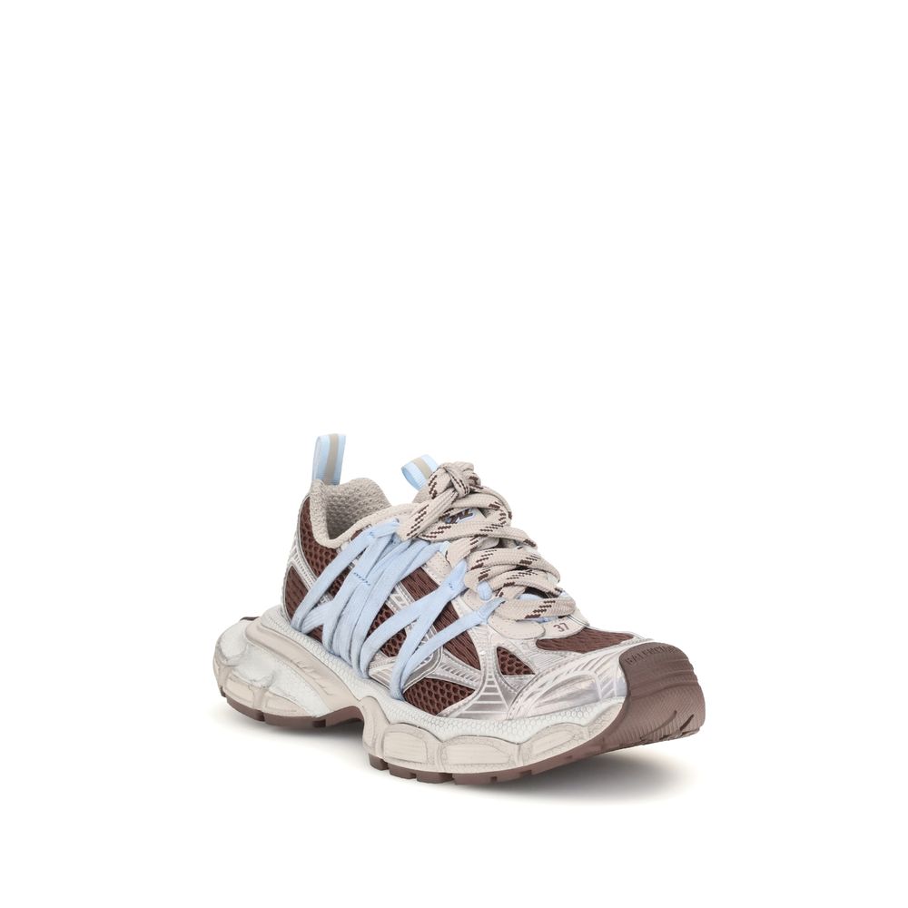 Chaussures de sport Balenciaga multicolores en polyuréthane avec semelles épaisses et design moderne.