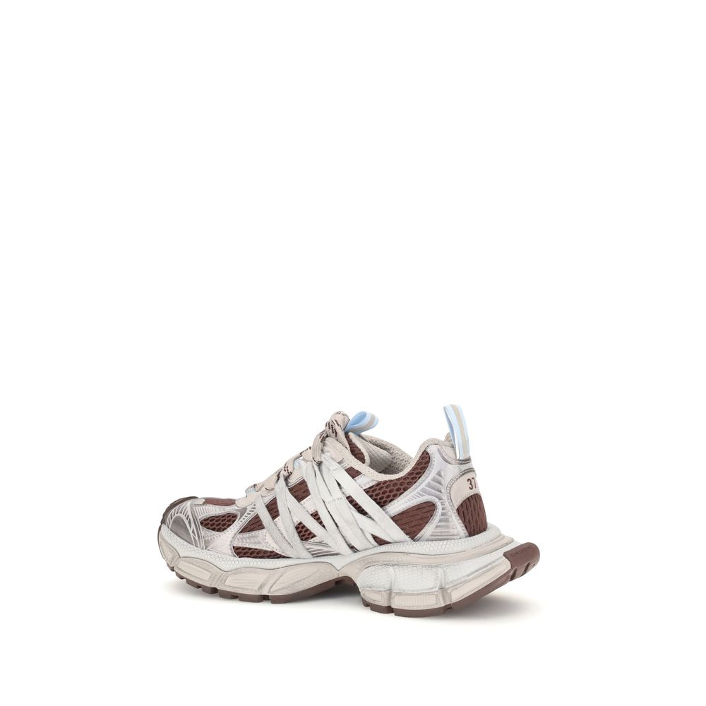 Chaussures de sport Balenciaga multicolores en polyuréthane avec semelle épaisse et design contemporain, vues de face.