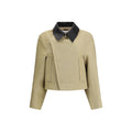 Givenchy Beige Baumwoll-Lederjacke