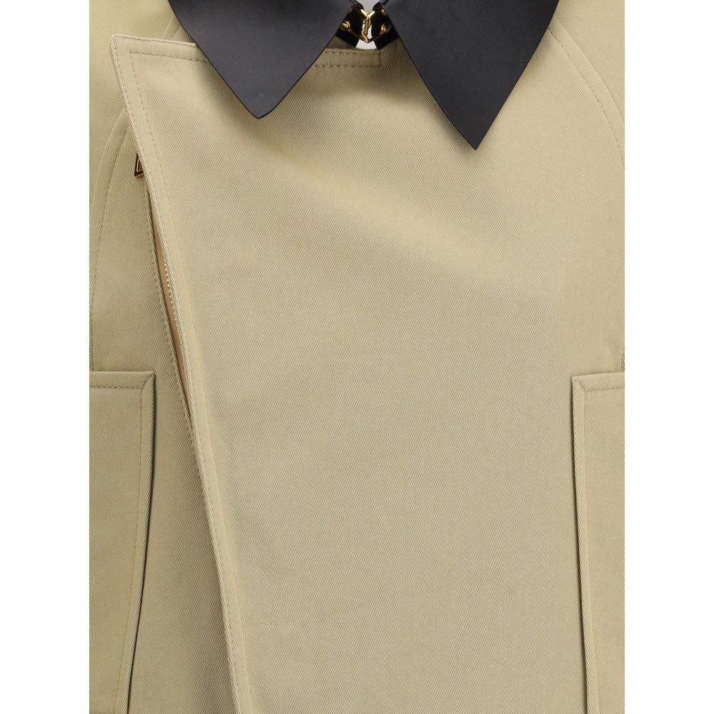 Givenchy Beige Baumwoll-Lederjacke
