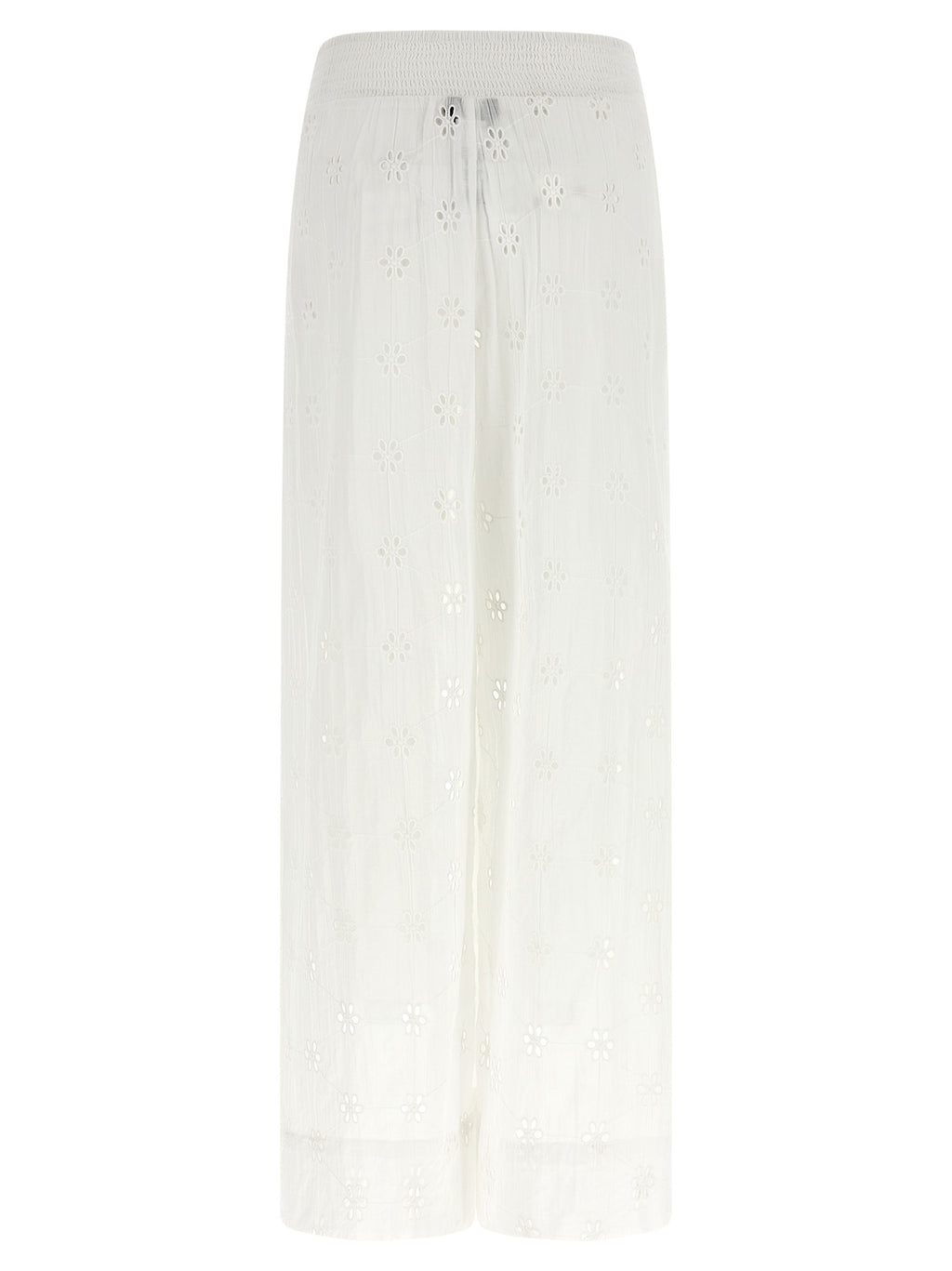 Pantalons décontractés en coton blanc de Polo Ralph Lauren, style classique et confortable pour un look casual.