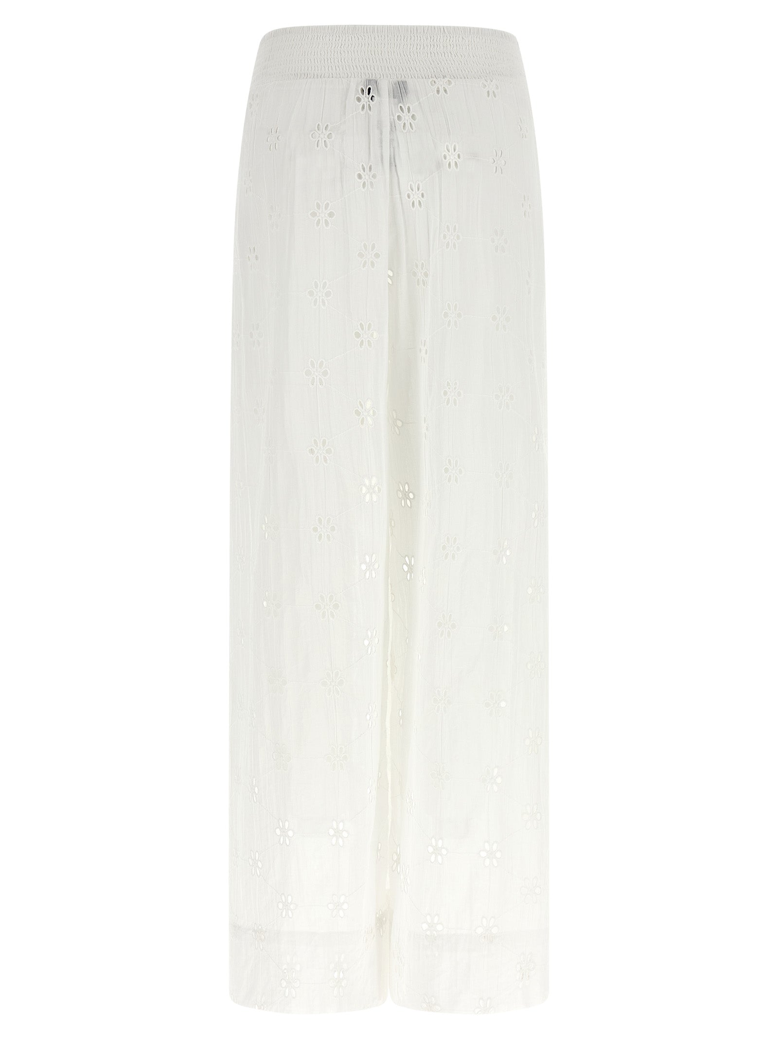 Pantalons décontractés en coton blanc de Polo Ralph Lauren, style classique et confortable pour un look casual.