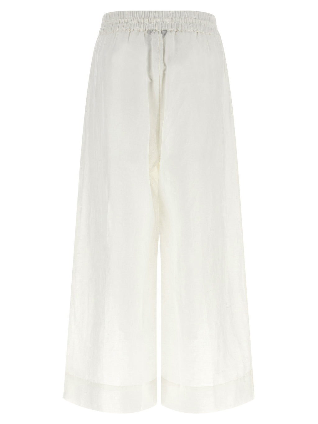 Polo Ralph Lauren White Linen Casual Pants