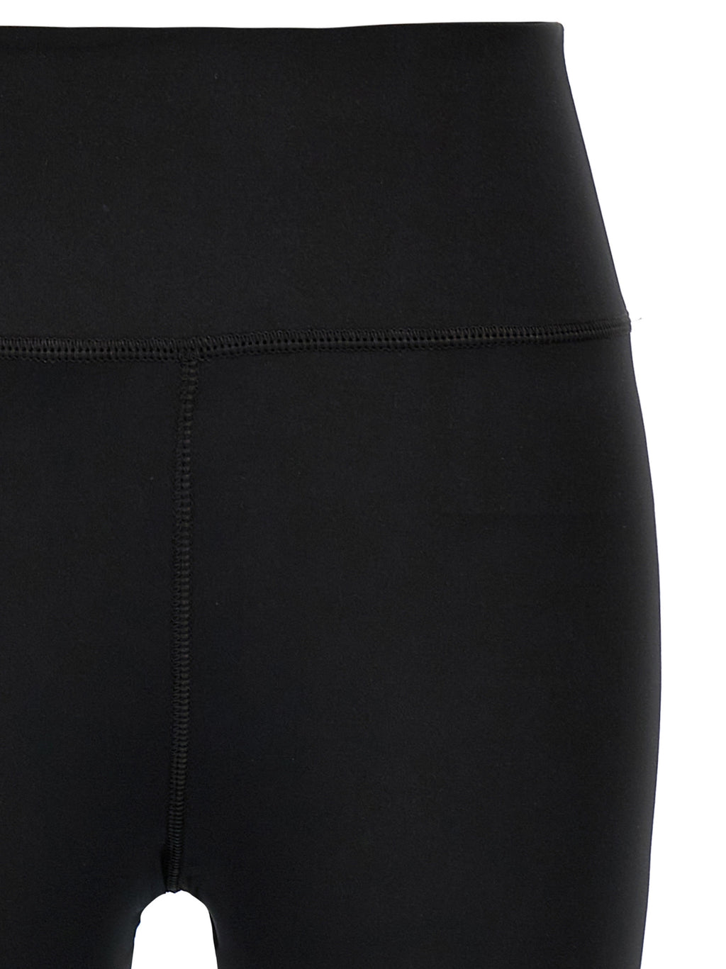 Leggings en polyester noir de Balenciaga, ajustés et élégants, avec détails modernes et logo discret.
