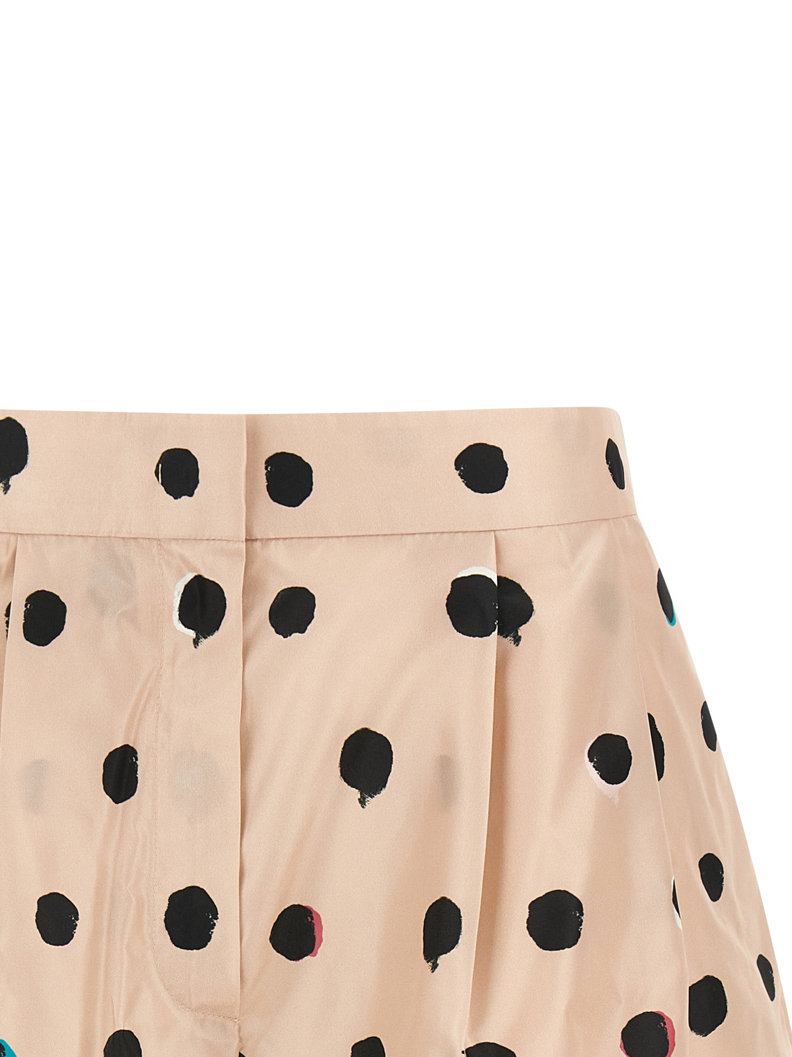 Fendi Multicolor Silk Bermuda Shorts