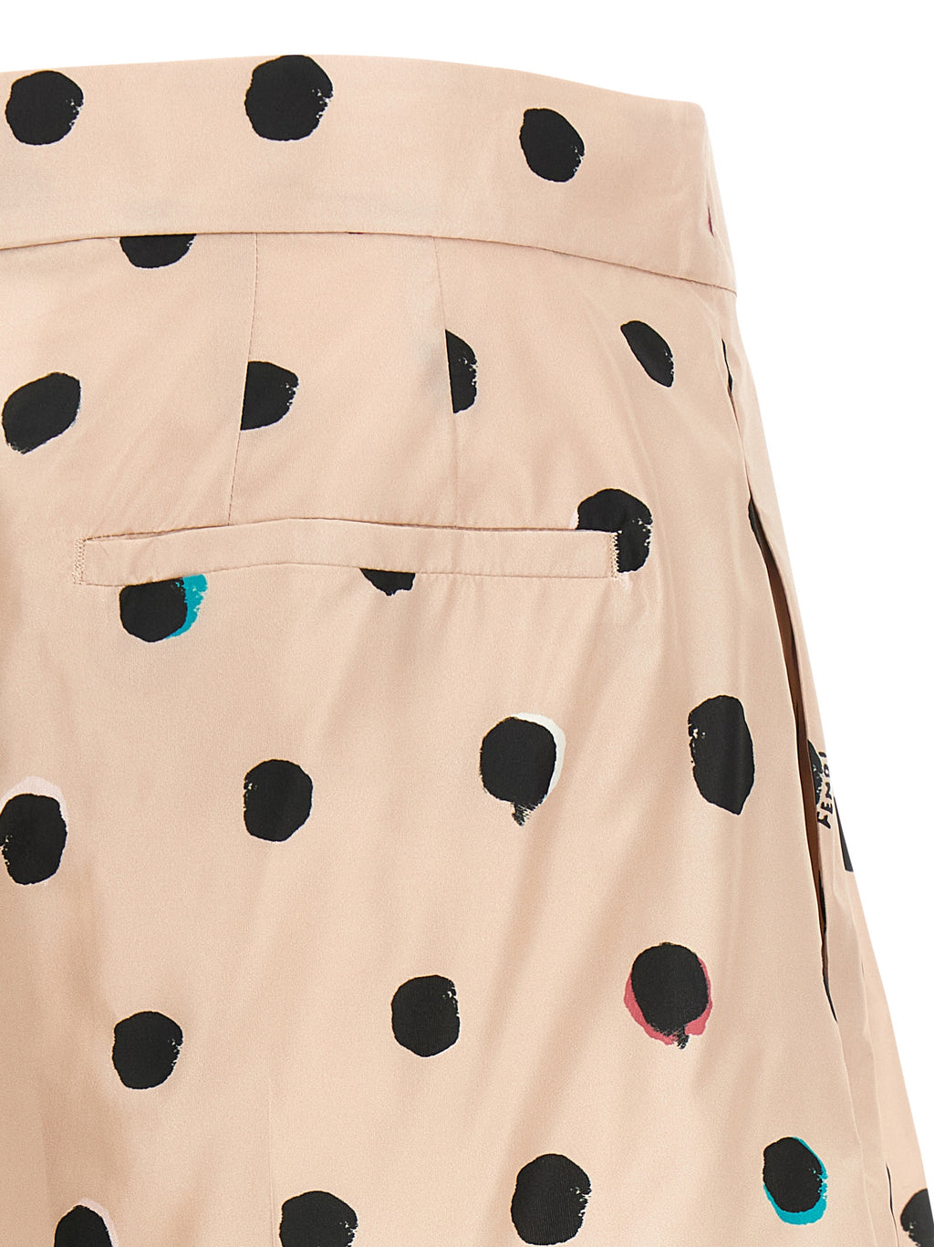 Fendi Multicolor Silk Bermuda Shorts