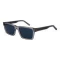 Lunettes de soleil Tommy Hilfiger en acétate gris avec monture élégante et moderne, vues de face.