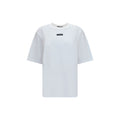 T-shirt en coton blanc Dolce & Gabbana, style décontracté, avec logo discret sur la poitrine, vue de face.