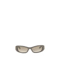 Lunettes de soleil en acétate marron de la marque Balenciaga, style élégant et moderne.