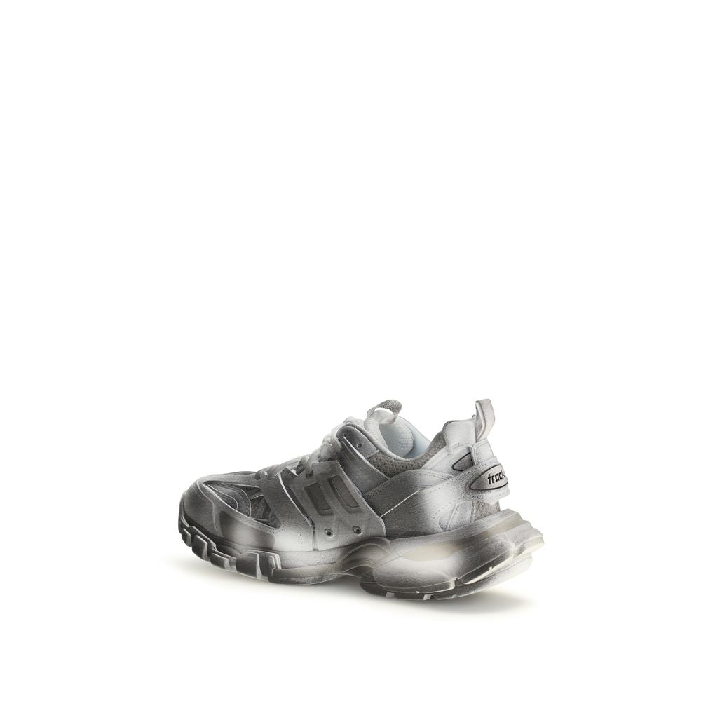 Chaussures de sport Balenciaga en polyamide gris, baskets athlétiques modernes avec semelle robuste et design élégant.