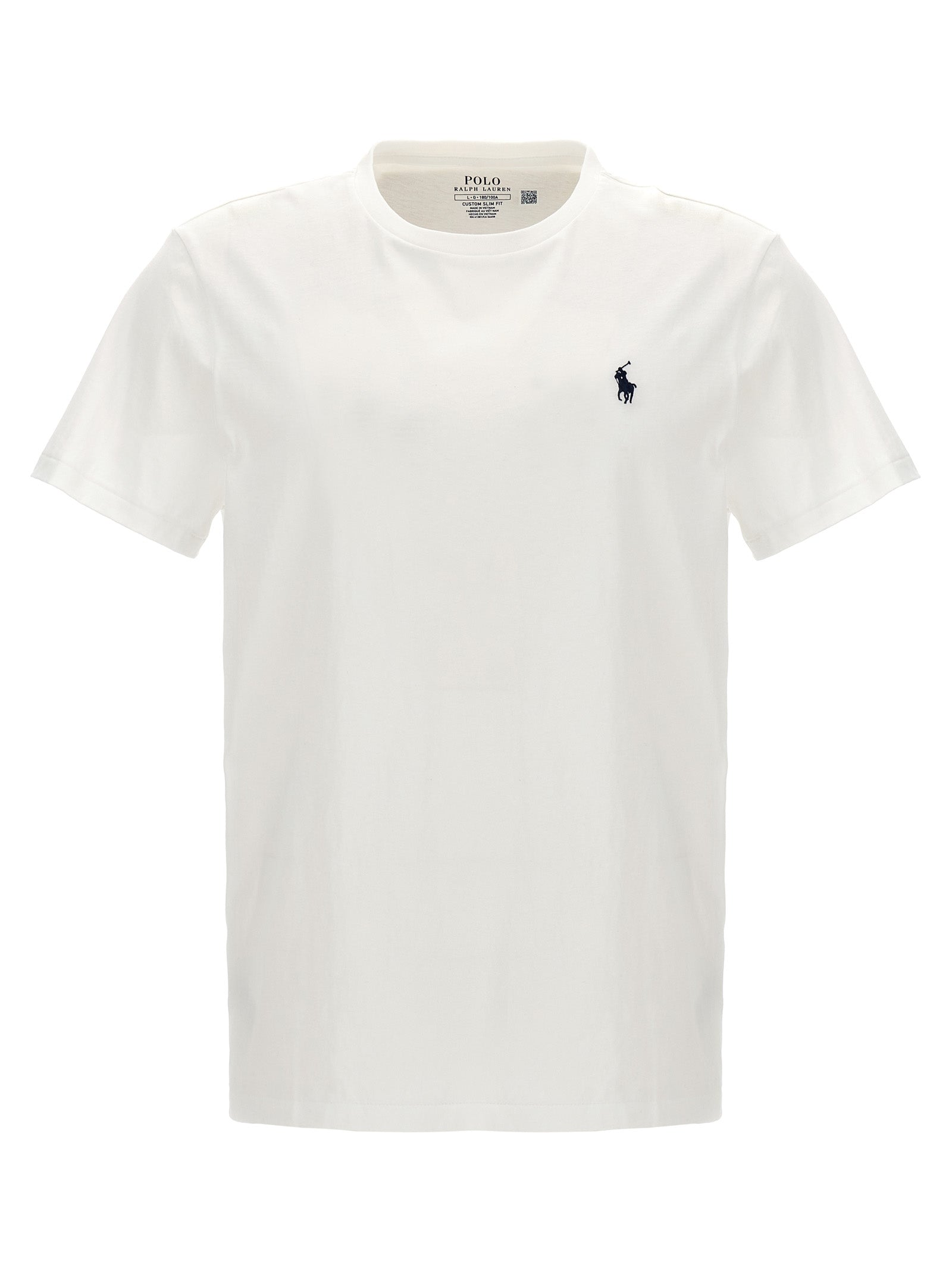 Polo Ralph Lauren Weißes Baumwoll-T-Shirt