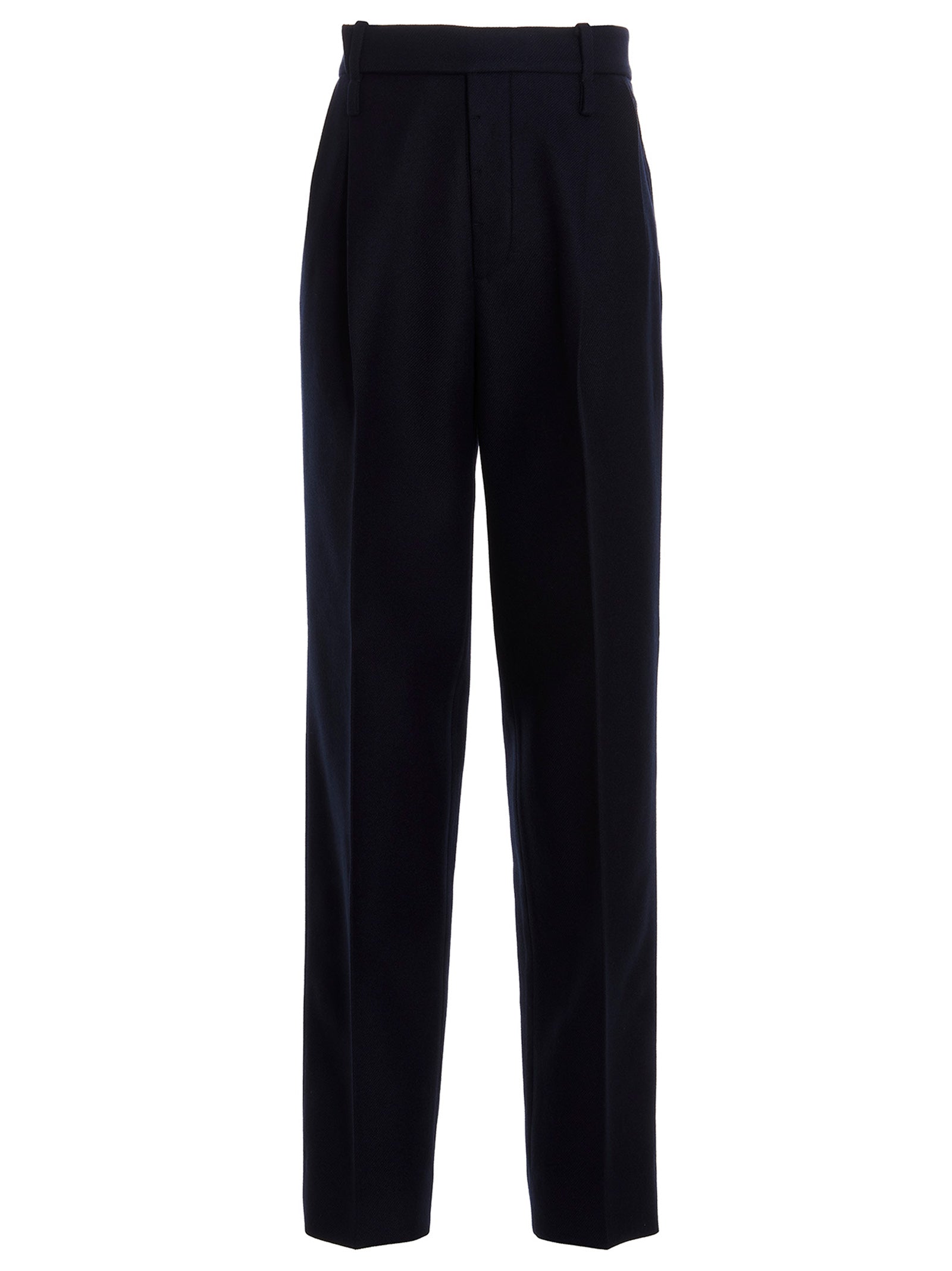 Pantalon décontracté en cachemire bleu Gucci pour homme, style élégant et confortable, visible sur fond neutre.