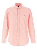 Chemise en coton multicolore de Polo Ralph Lauren, style classique avec col et manches longues, vue de face.