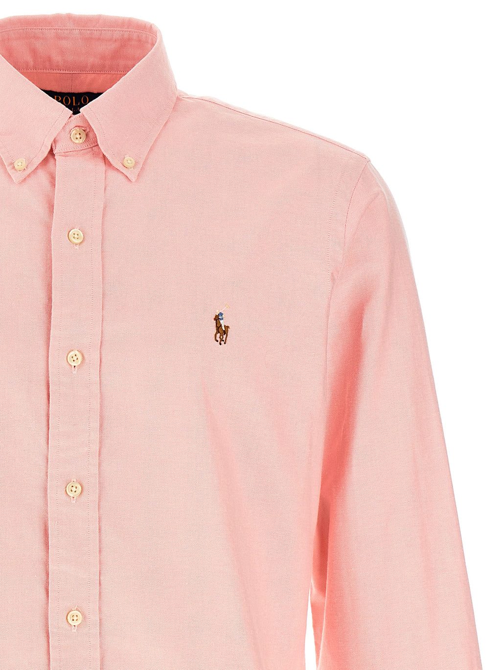 Chemisier en coton multicolore Polo Ralph Lauren avec col et manches longues, détails élégants et tissu léger.