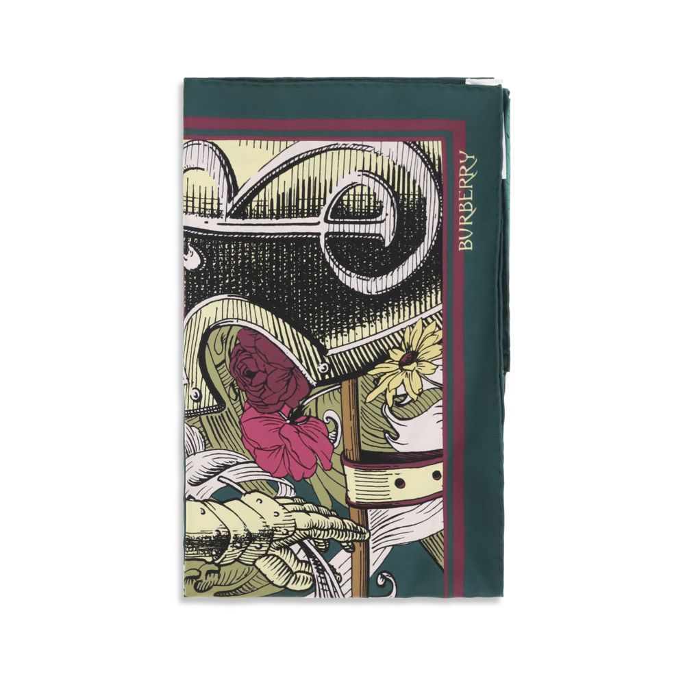 Burberry Bicolor Silk Scarf