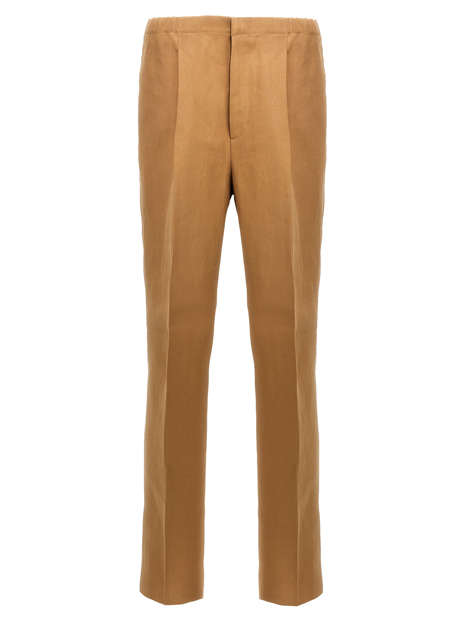Fendi Beige Paper Freizeithose