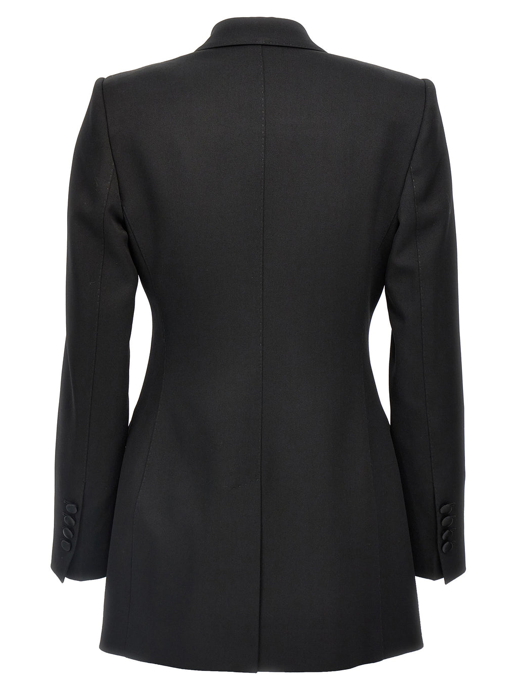 Dolce & Gabbana Black Virgin Wool Blazer
