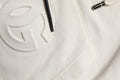 Sweat à capuche blanc Dolce & Gabbana avec logo, pull-over en molleton, mode décontractée, vue de face.