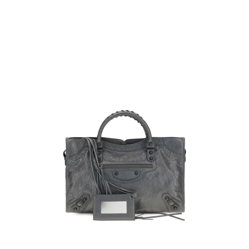 Balenciaga Grau Lamm Ovis Aries Aries Handtasche
