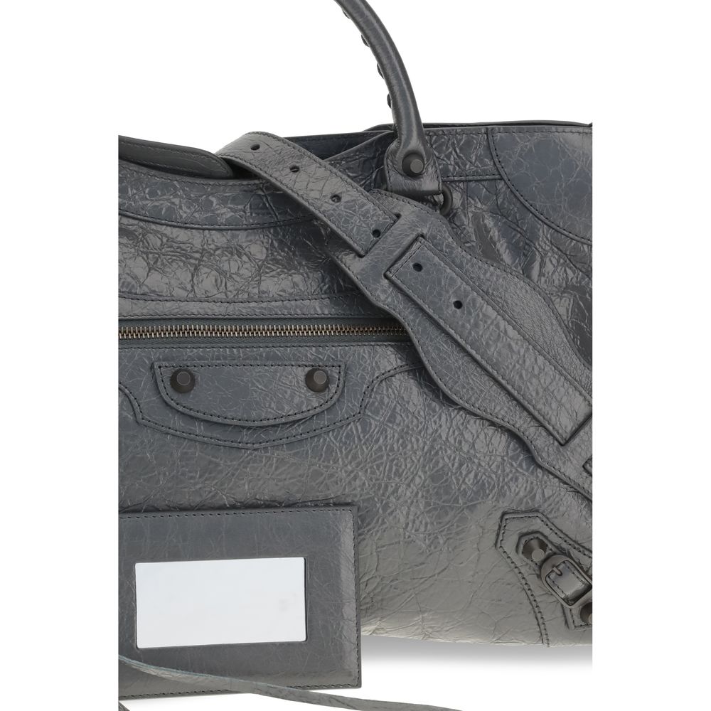 Balenciaga Grau Lamm Ovis Aries Aries Handtasche