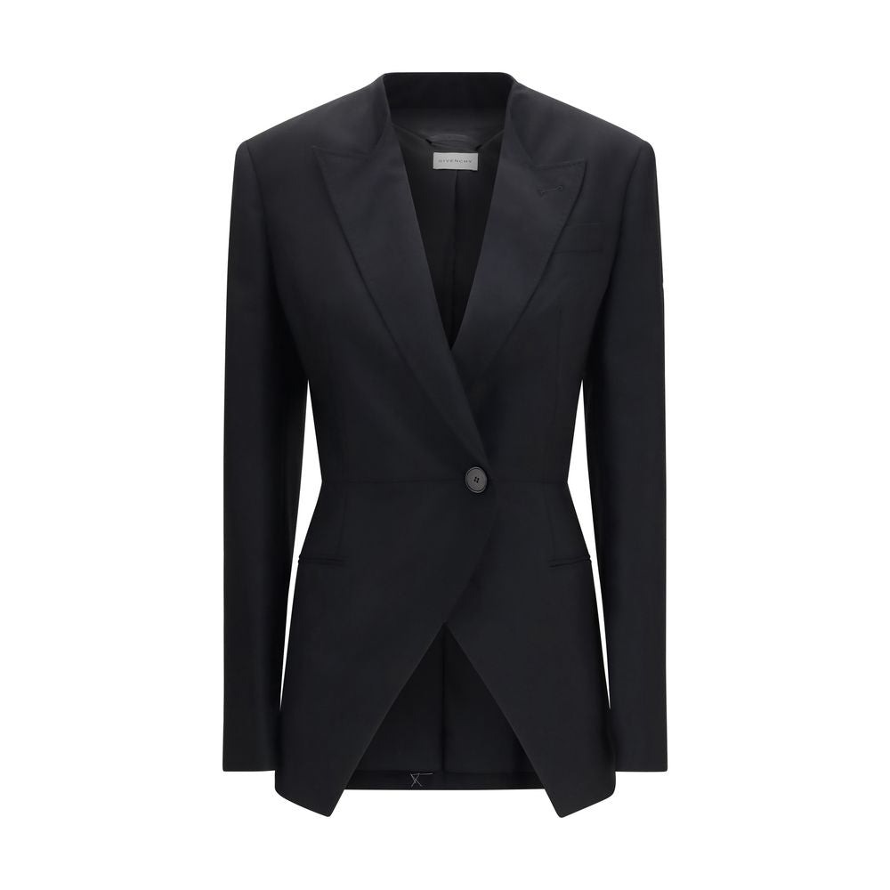 Givenchy Blazer aus schwarzer Wolle mit Widder-Motiv