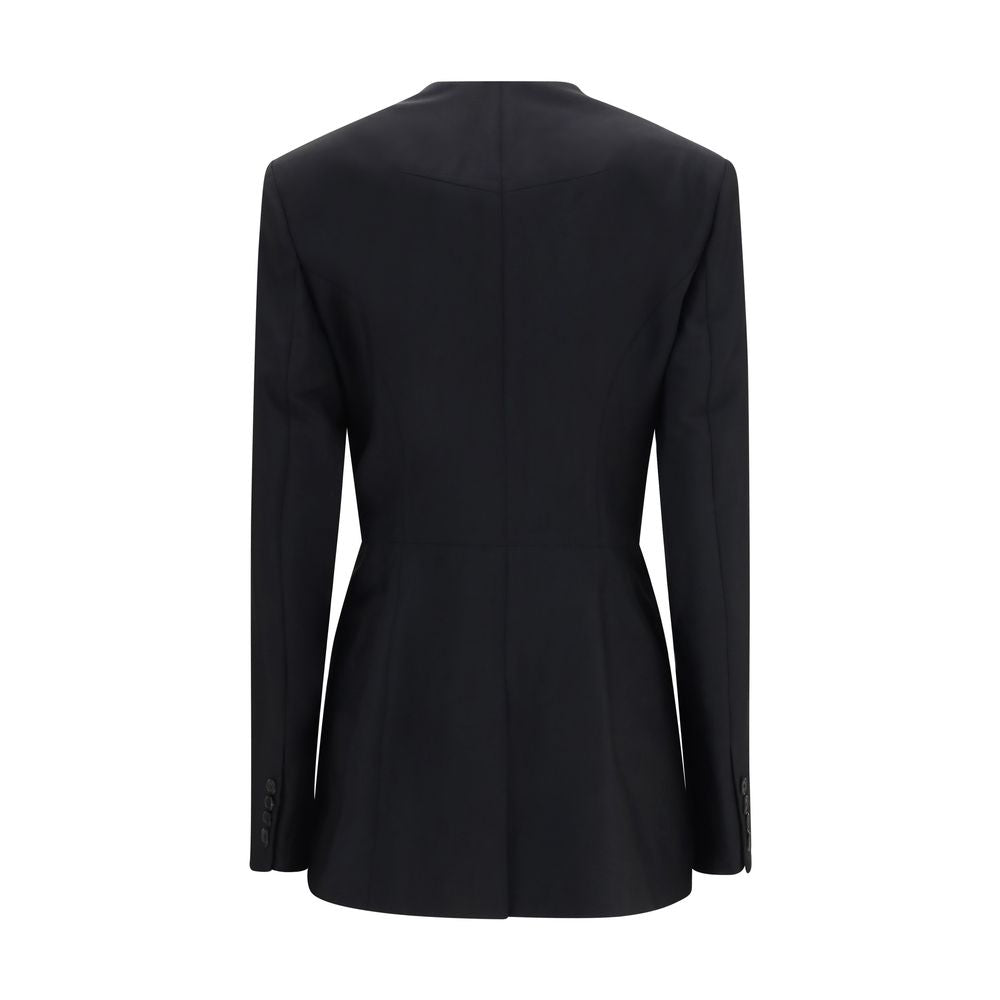 Givenchy Blazer aus schwarzer Wolle mit Widder-Motiv