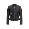 Gucci Black Buffalo Leather Bomber