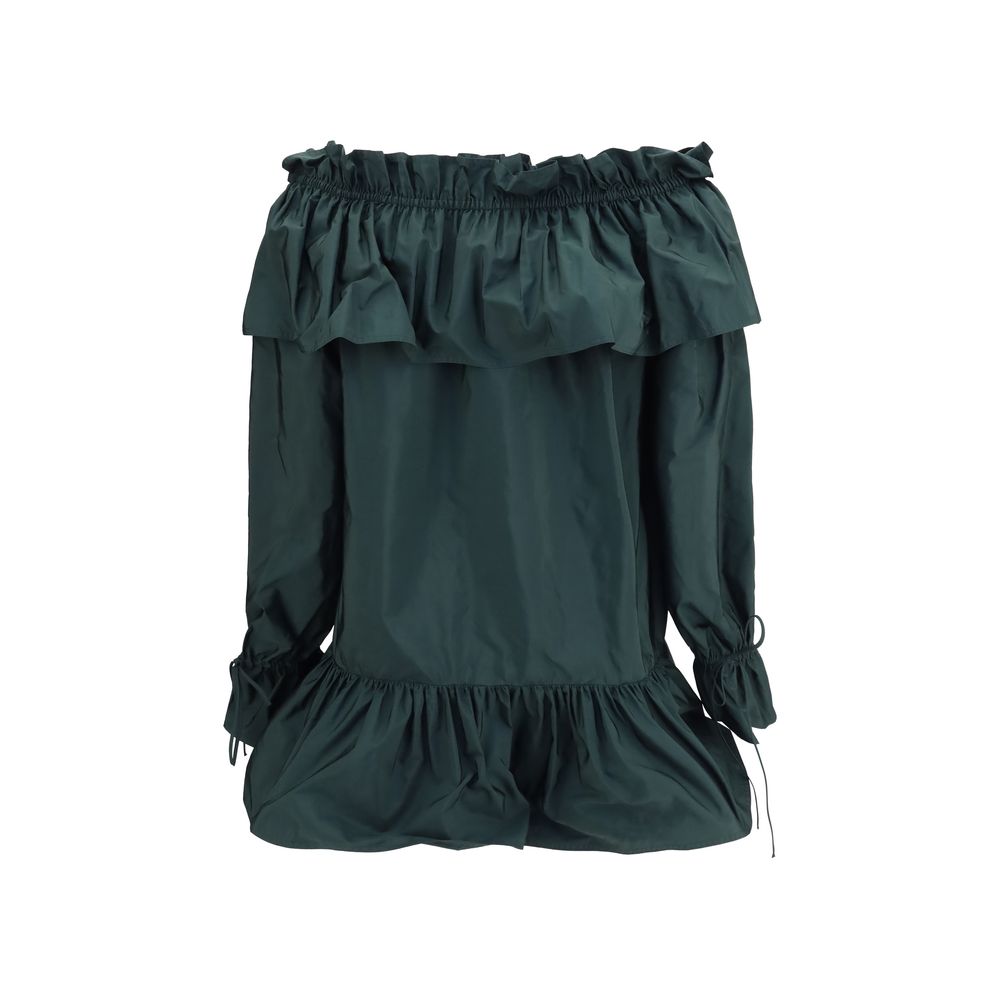 Robe décontractée bicolore en polyamide de Saint Laurent, style élégant et moderne pour un look chic et confortable.