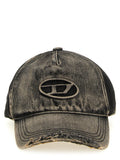 Diesel Black Cotton Cap (Baseball Hat)
