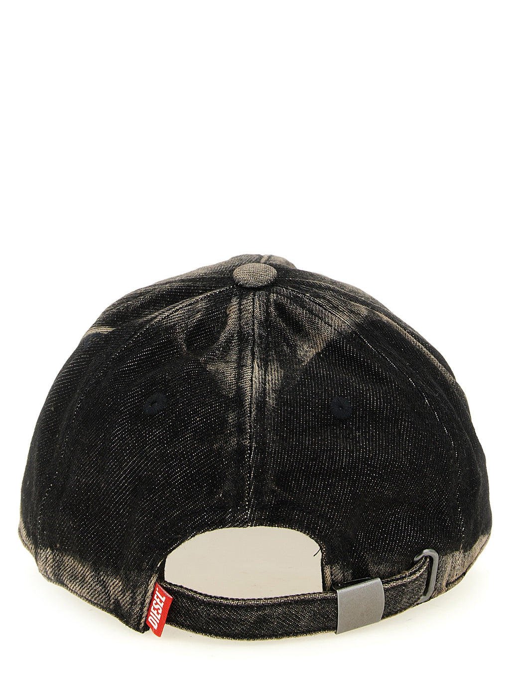 Diesel Black Cotton Cap (Baseball Hat)