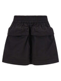 Jupe longue en polyamide noire de marque Diesel, style moderne avec coupe fluide et détails élégants.