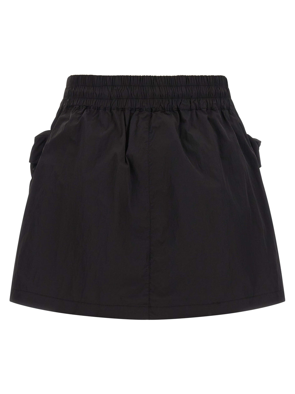 jupe longue Diesel en polyamide noire, fluide et élégante, avec une coupe ajustée et des détails modernes visible sur l'image